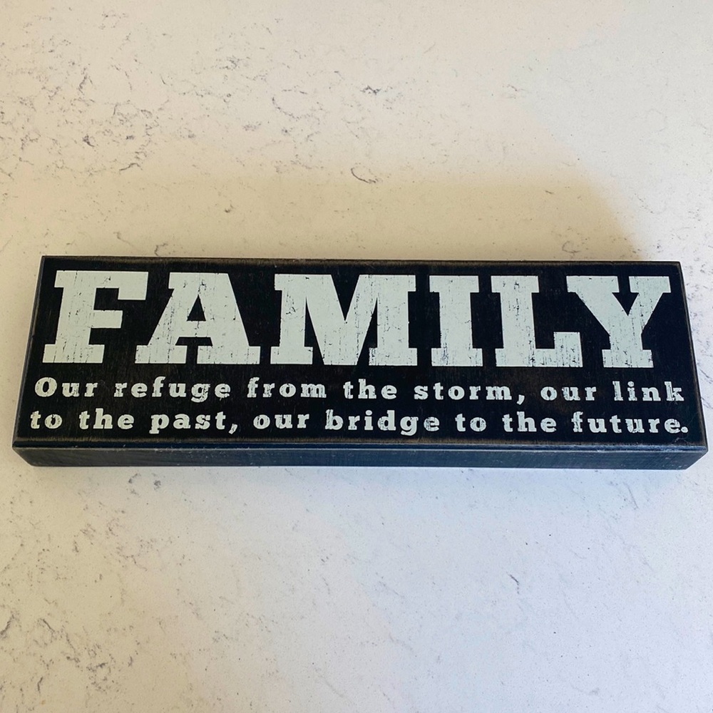 Family Wood Sign